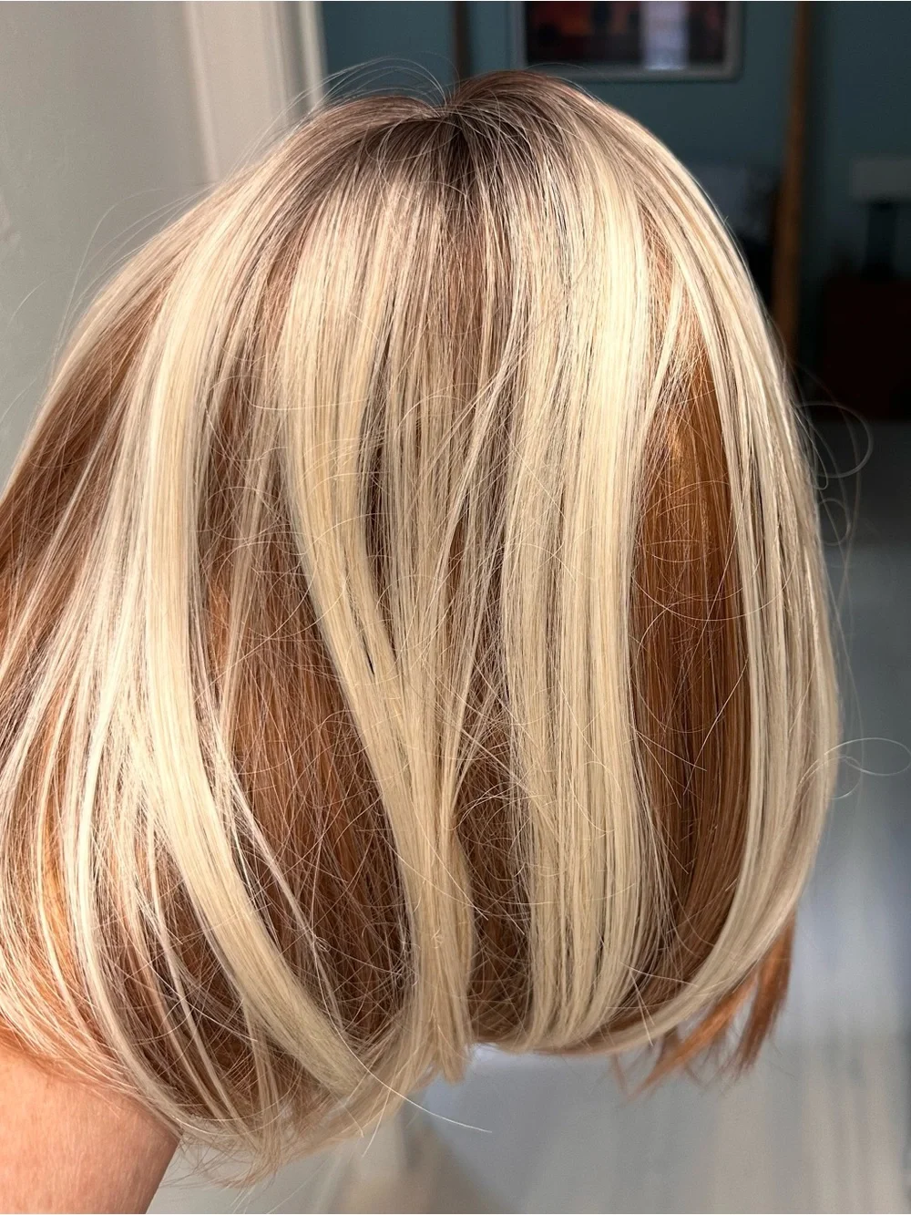 Blonde Balayage Women's Wig - Natural Multi-Tone Blonde